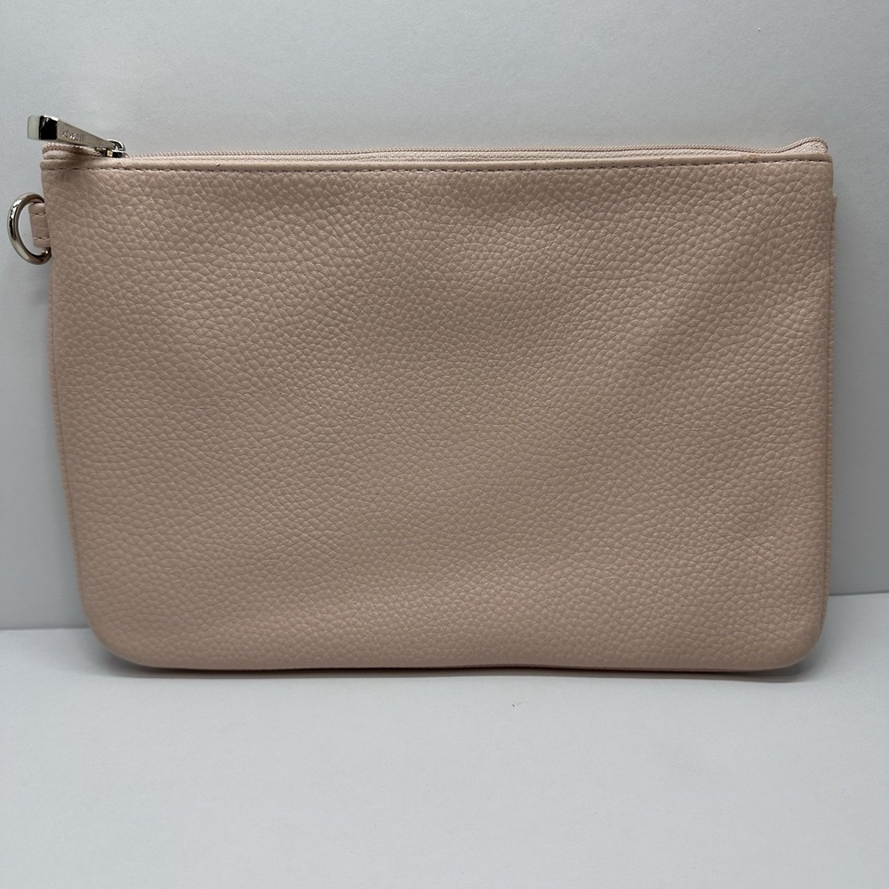 JEWELL By Thirty One Pink Pebbled Pouch‎ Wristlet Accessory Bag (No Strap)